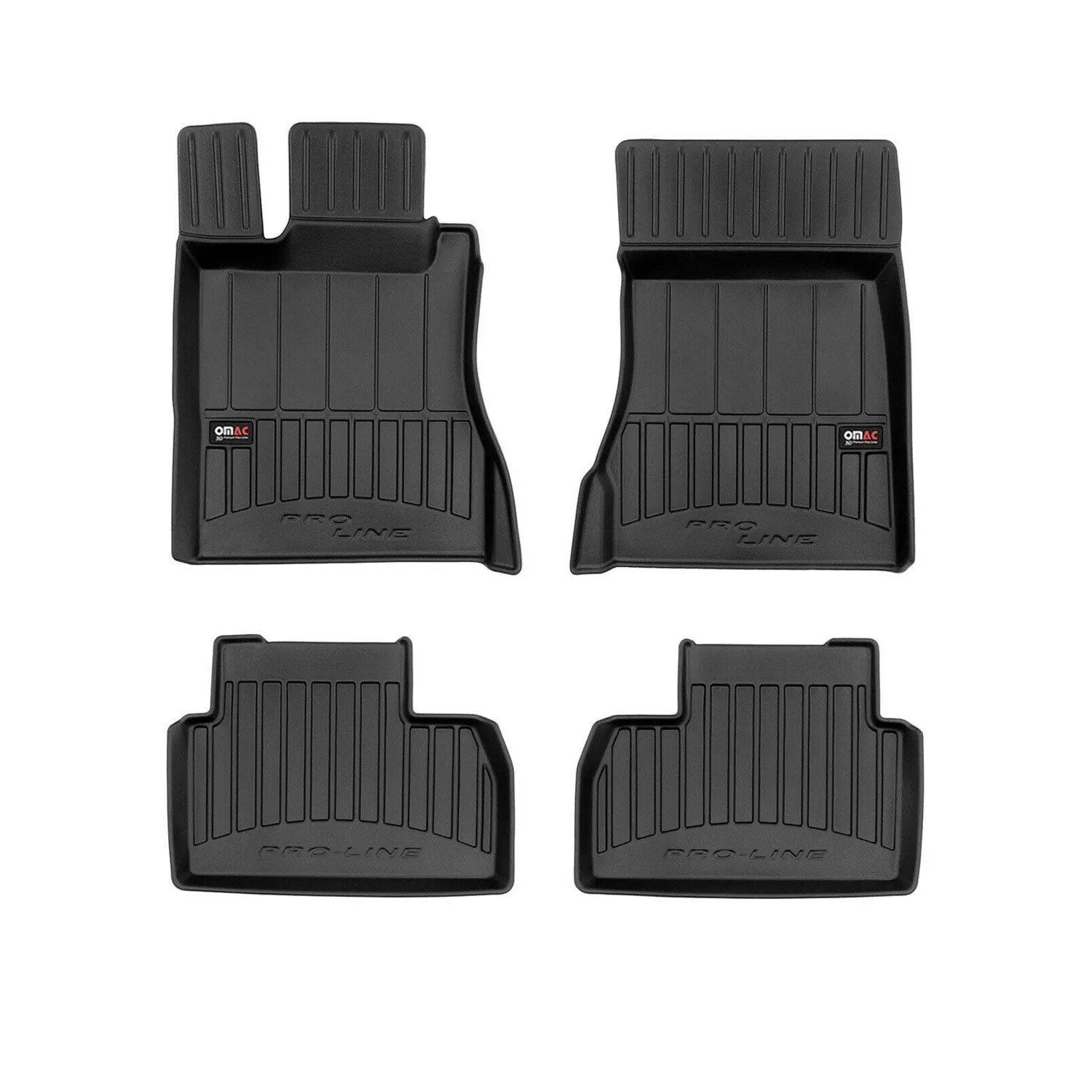 1999-2006 Mercedes S Class W220 SWB Premium Floor Mats Liners Full Set All Weather Heavy Duty Black
