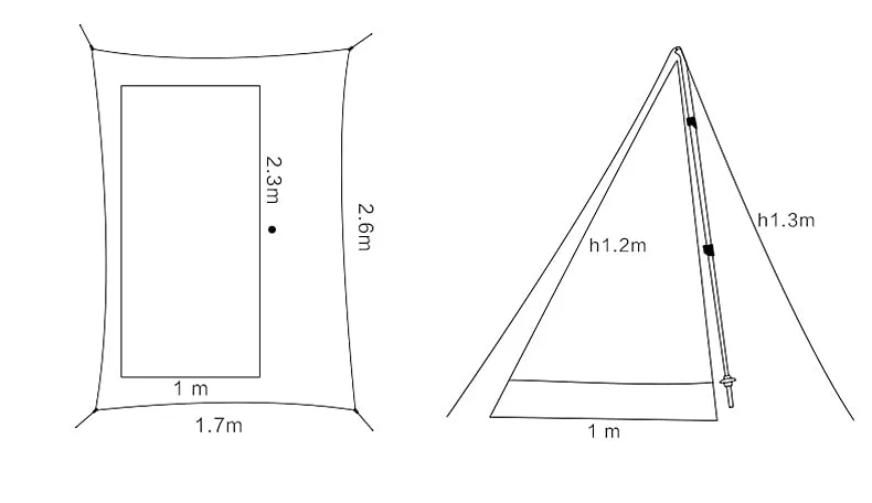 2 layer camping tent