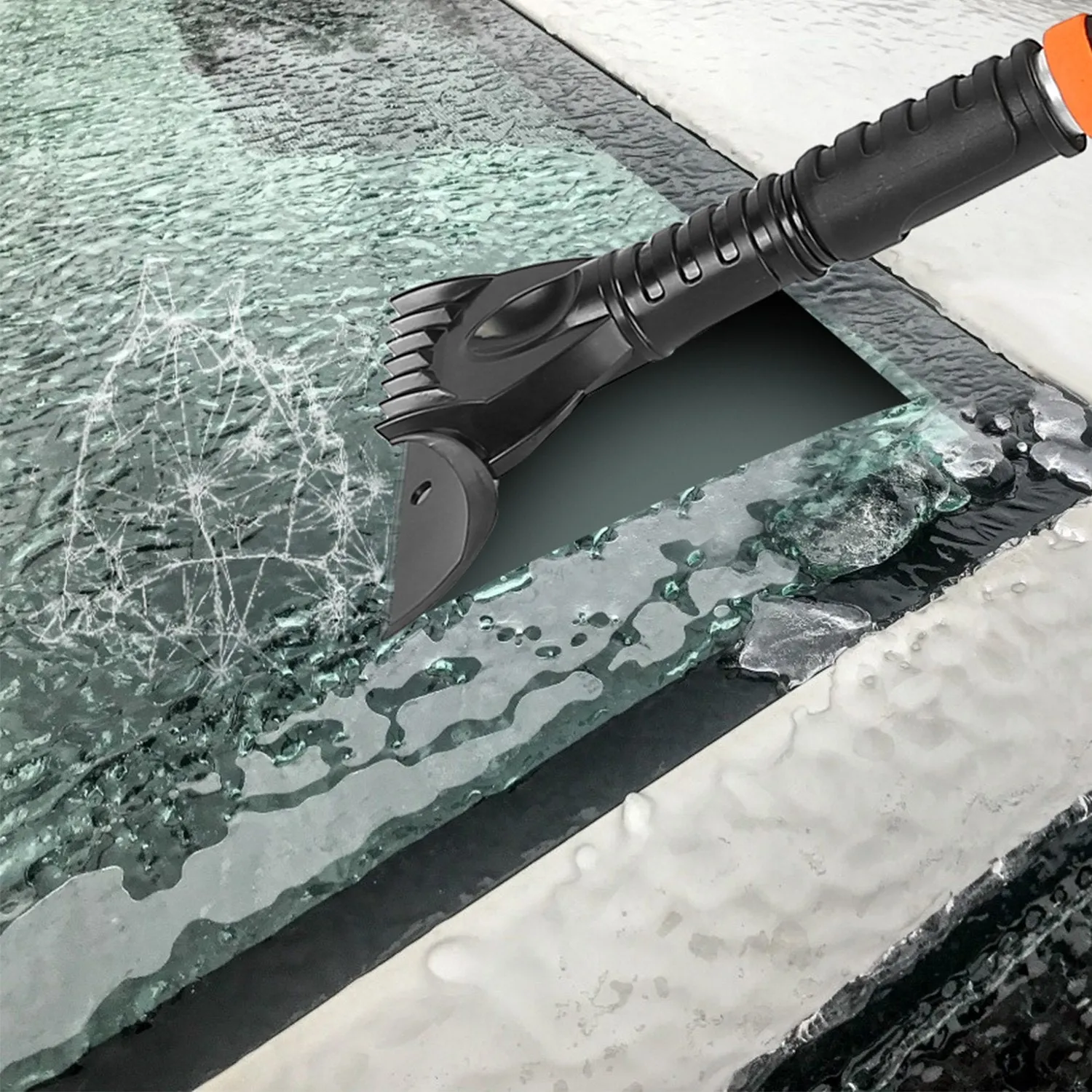 3-in-1 Extendable Windshield Ice Scraper