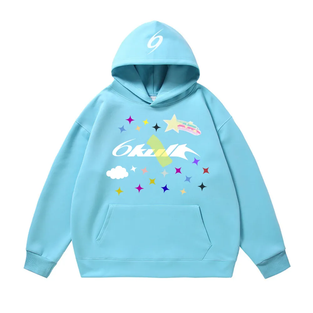6Kull | Star Plan Sky Rock Hoodie