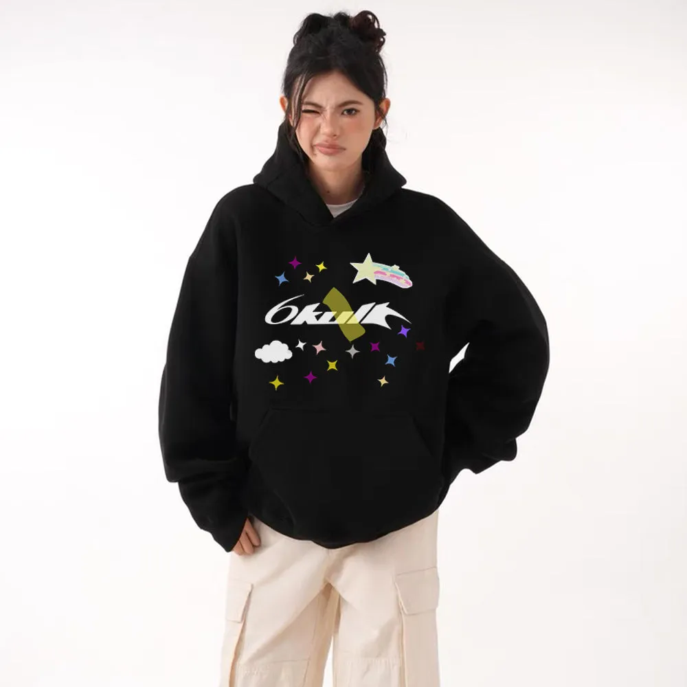 6Kull | Star Plan Sky Rock Hoodie