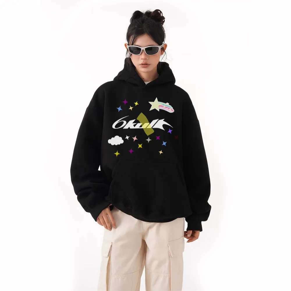 6Kull | Star Plan Sky Rock Hoodie