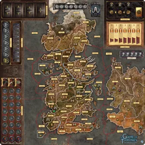 A Game of Thrones the Board Game: Mother of Dragons Deluxe Gamemat