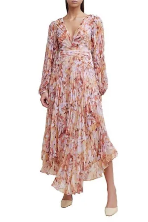 Acler Astone Dress - Lilac Brush
