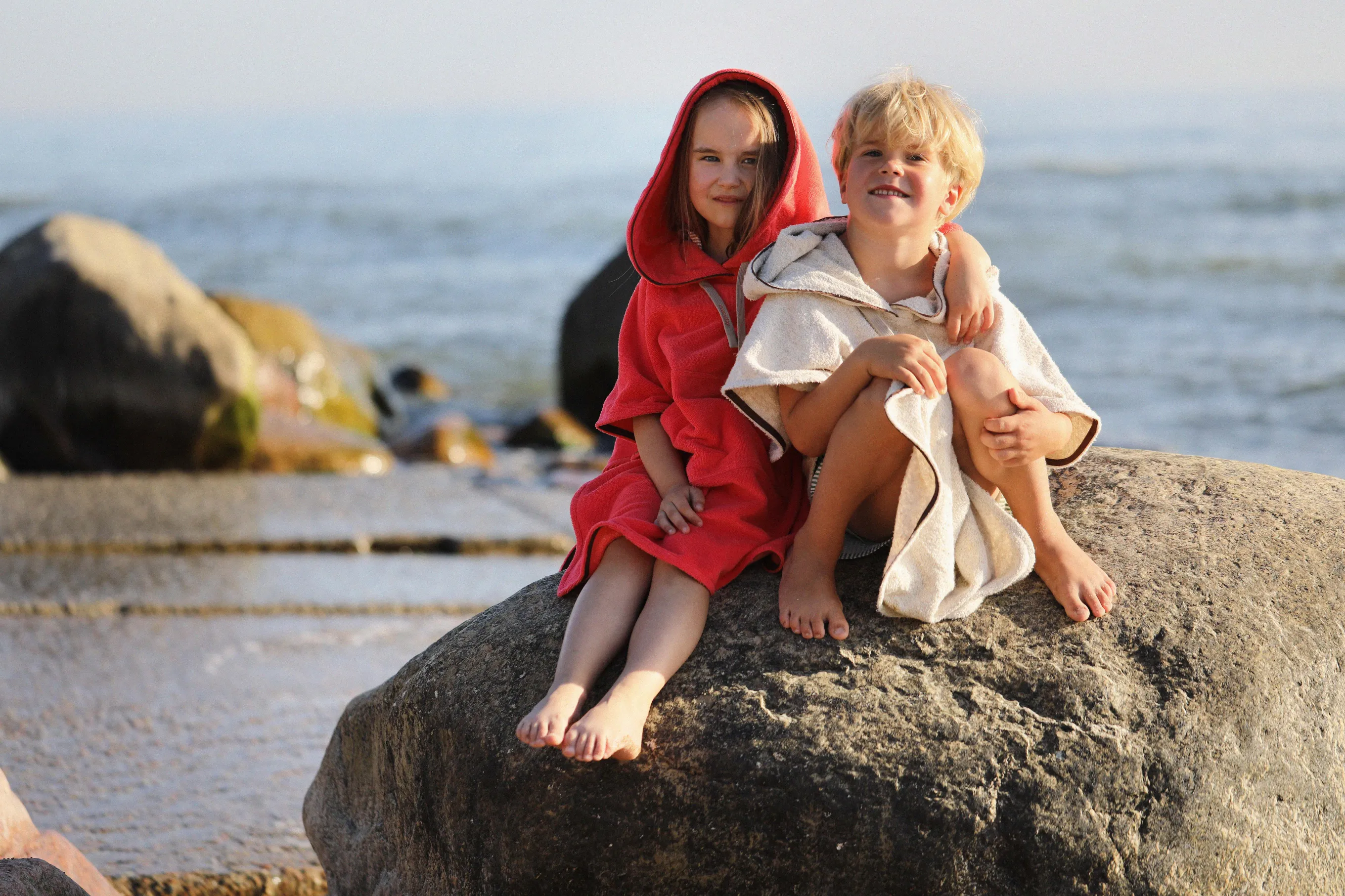 Bamboo-cotton poncho