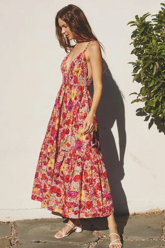 Berry Much So Cut-out Detail Dress