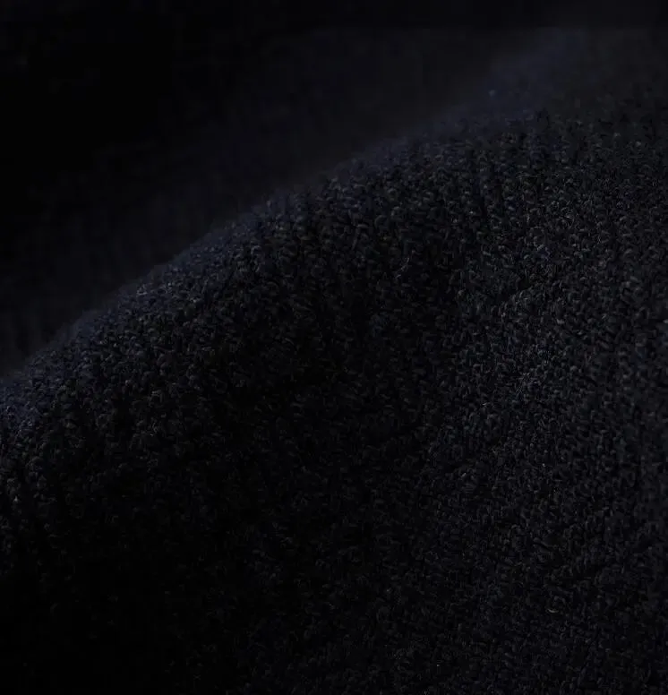 Black Linen High-Waisted Bohemian Harem Pants for Women