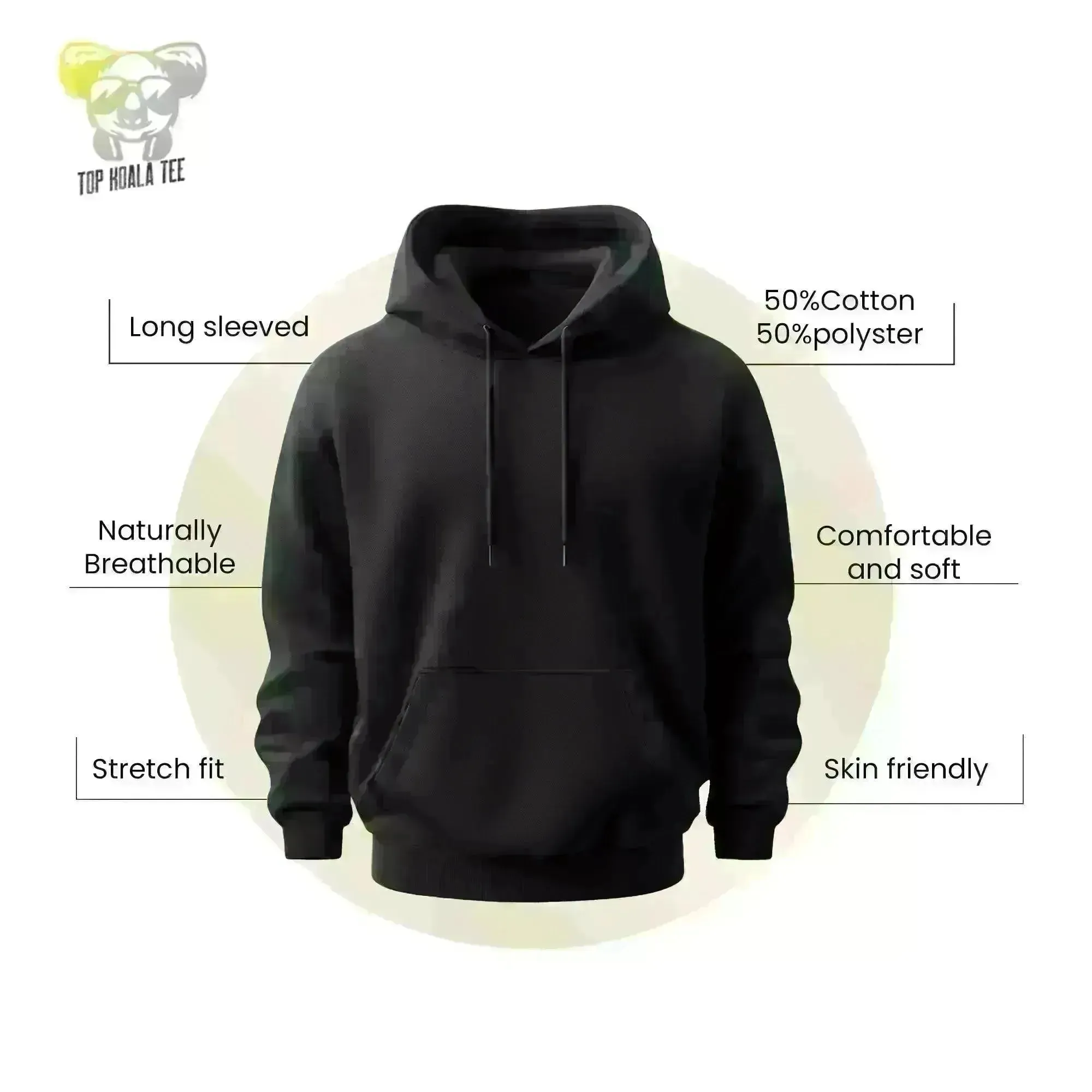 Blended Cotton Midweight Unisex Graphic Hoodie Stay Woke Ultra Soft Pullover
