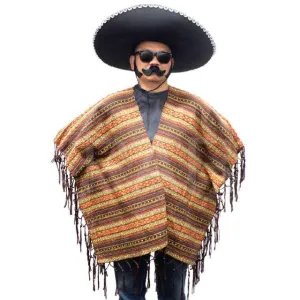 Brown Mexican Poncho