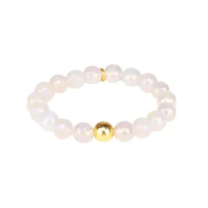 BuDhaGirl | Mélange Beaded Bracelet in Snow