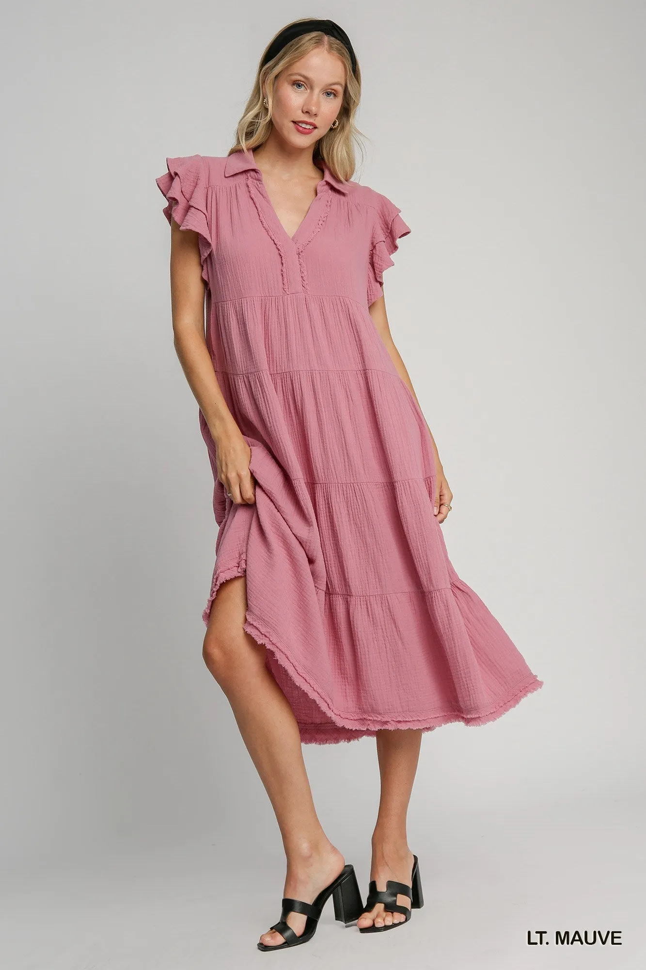Callie Gauze Midi Dress UMGEE
