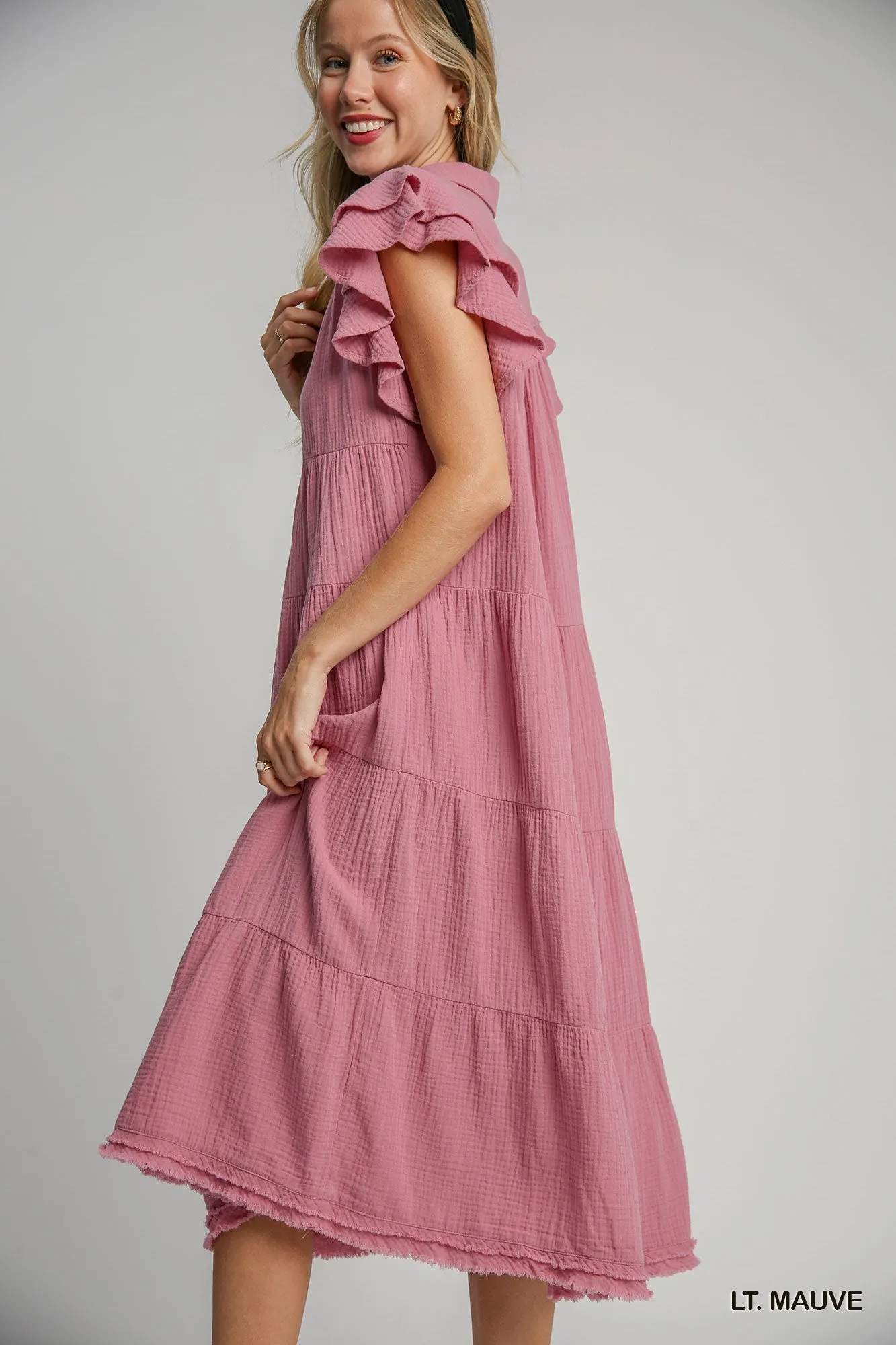 Callie Gauze Midi Dress UMGEE
