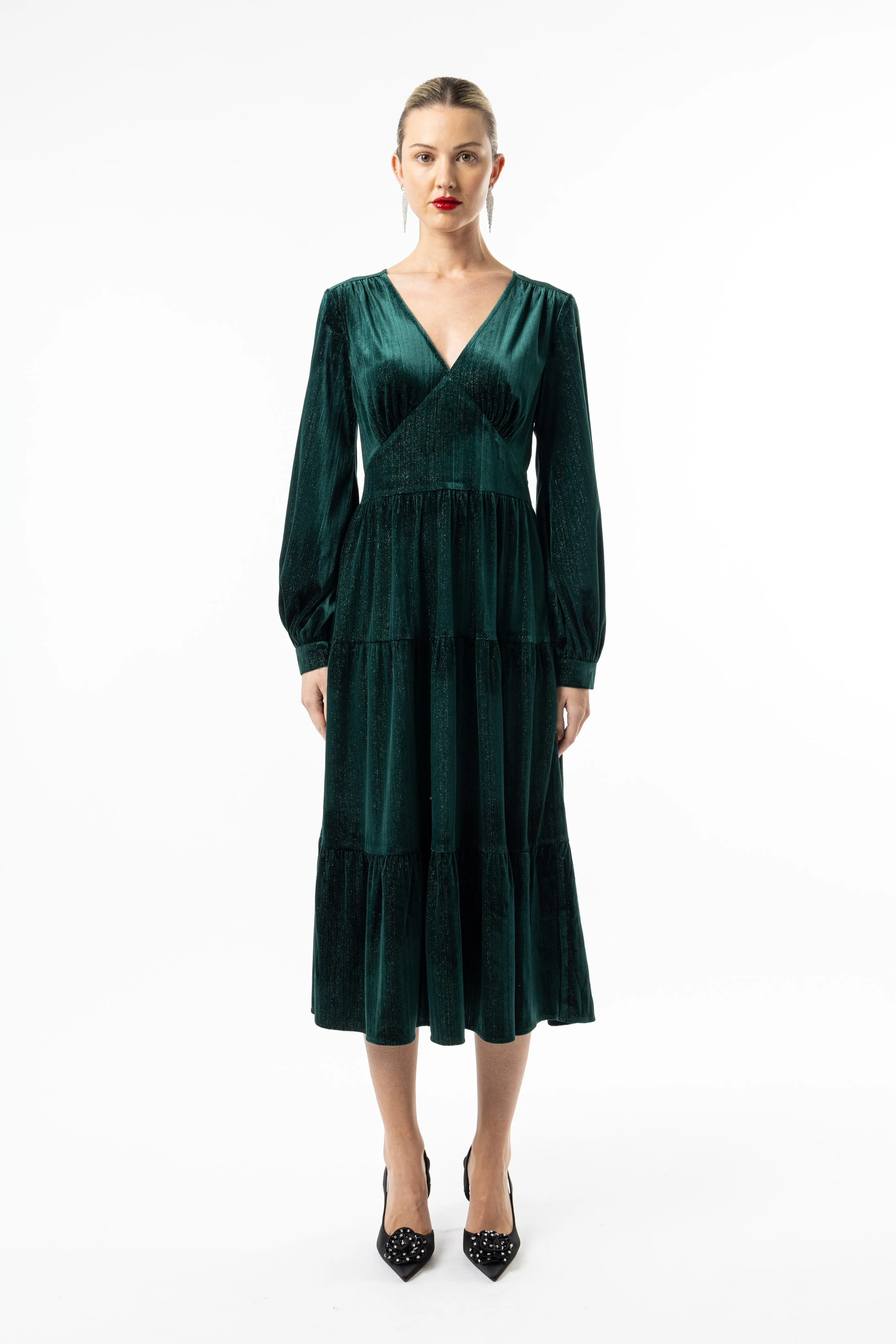 Cigar Midi Dress