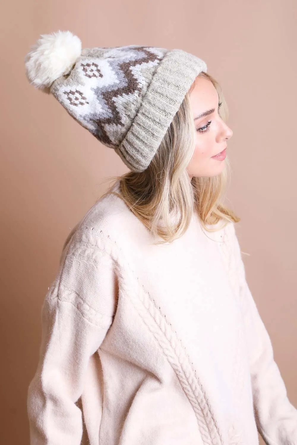 Classic Winter Pom Beanie