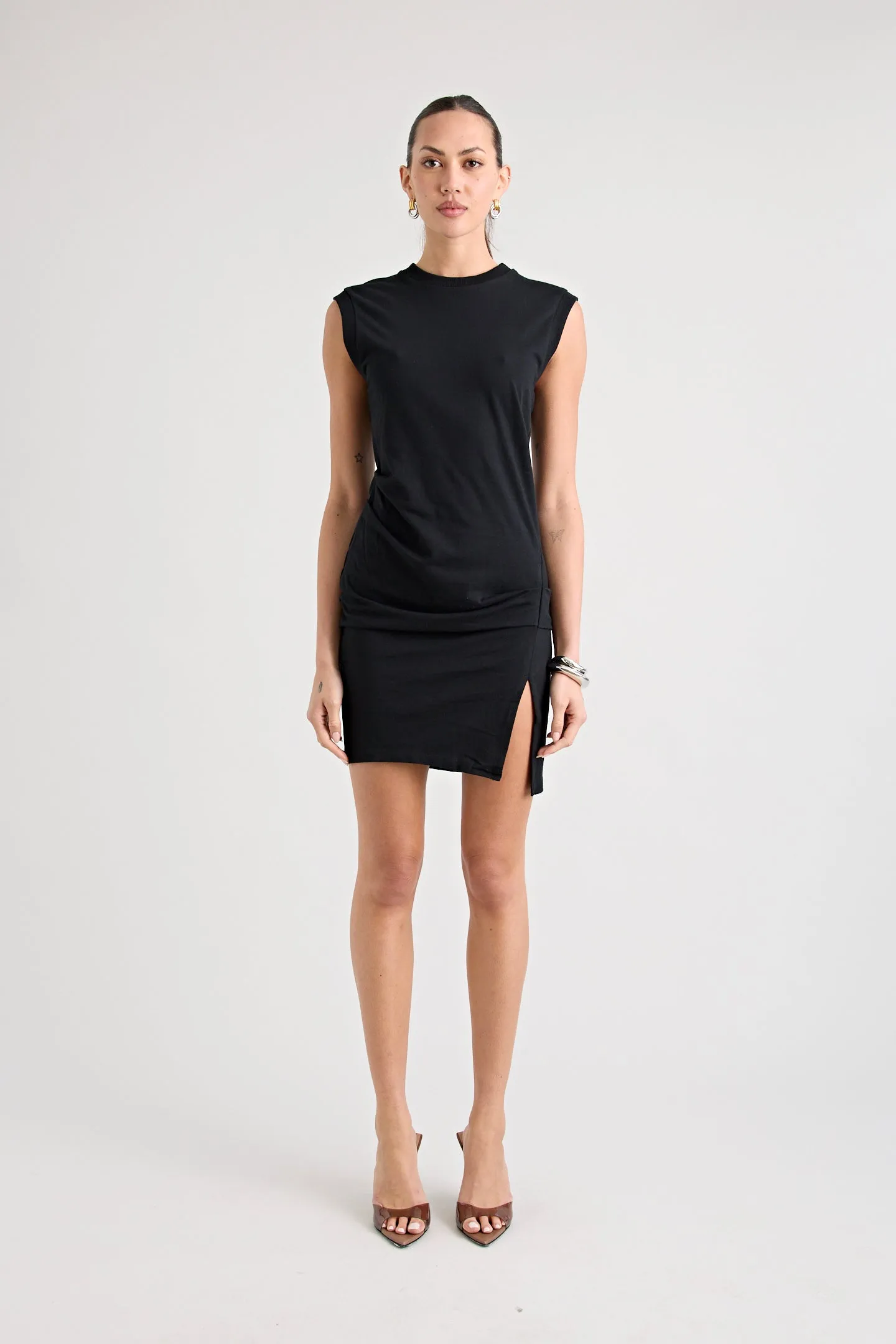 CLIO ORGANIC COTTON DRESS | BLACK