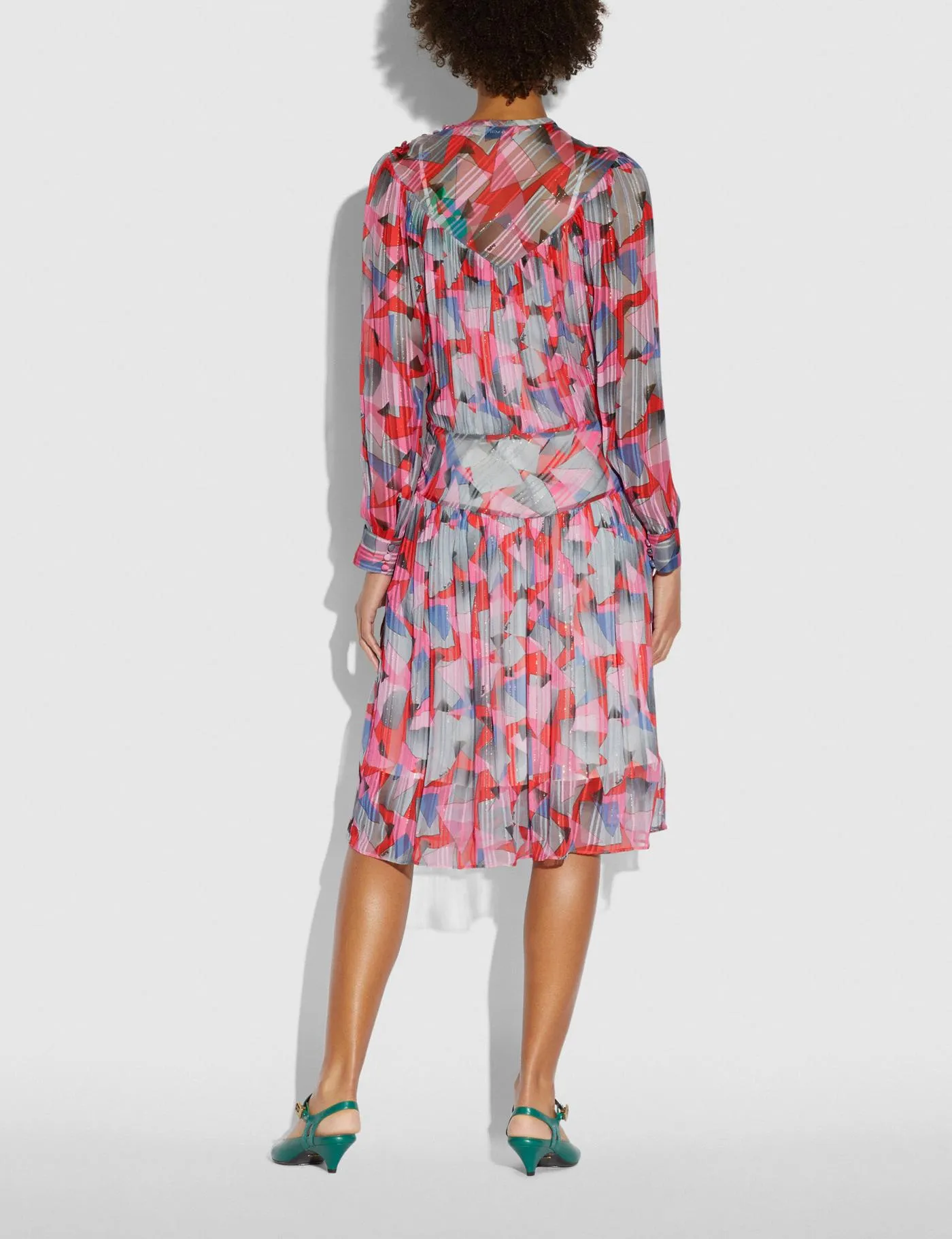 COACH Bold Geo Yoke Dress