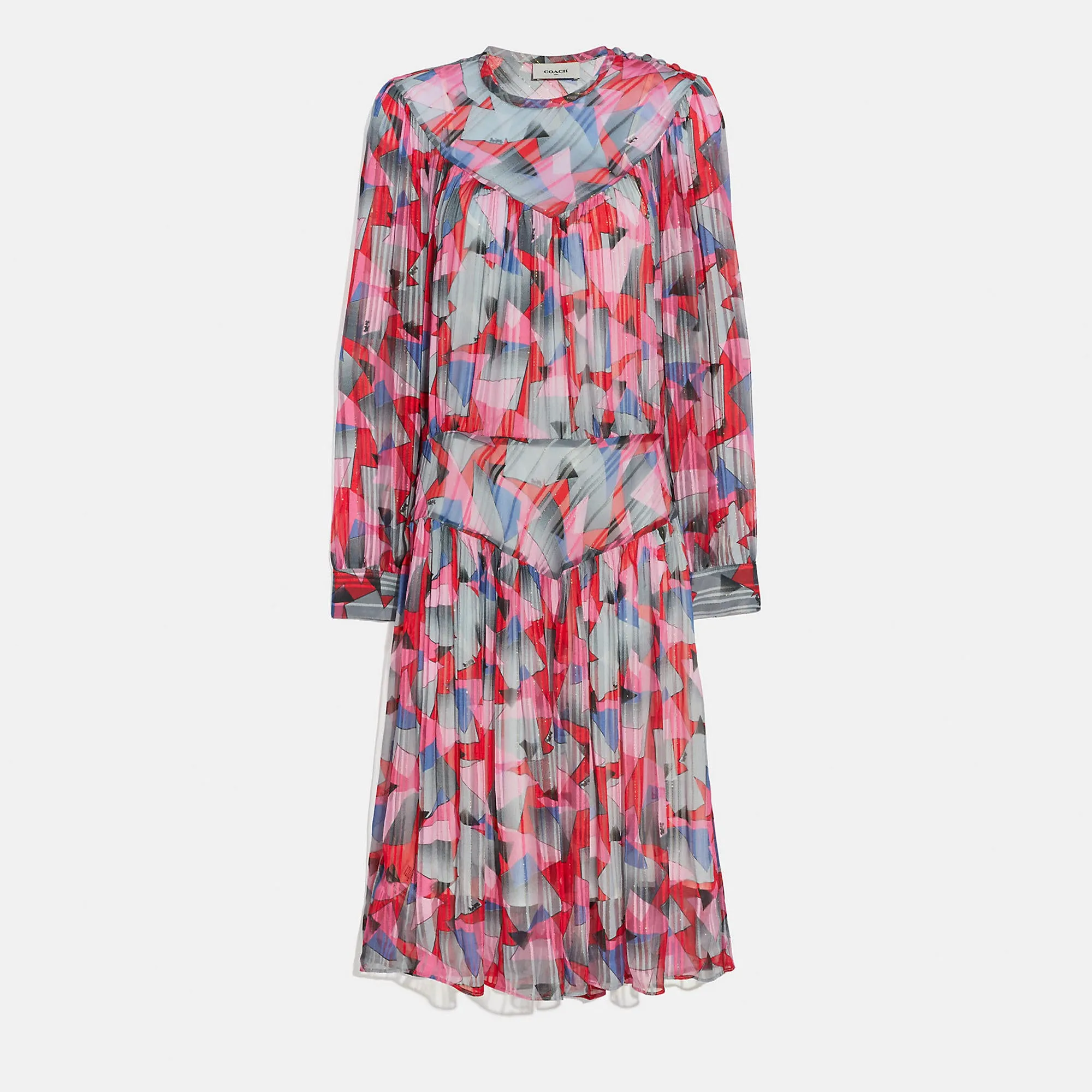 COACH Bold Geo Yoke Dress
