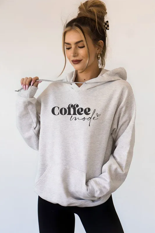 Coffee Mode Graphic Hoodie *Online Only*