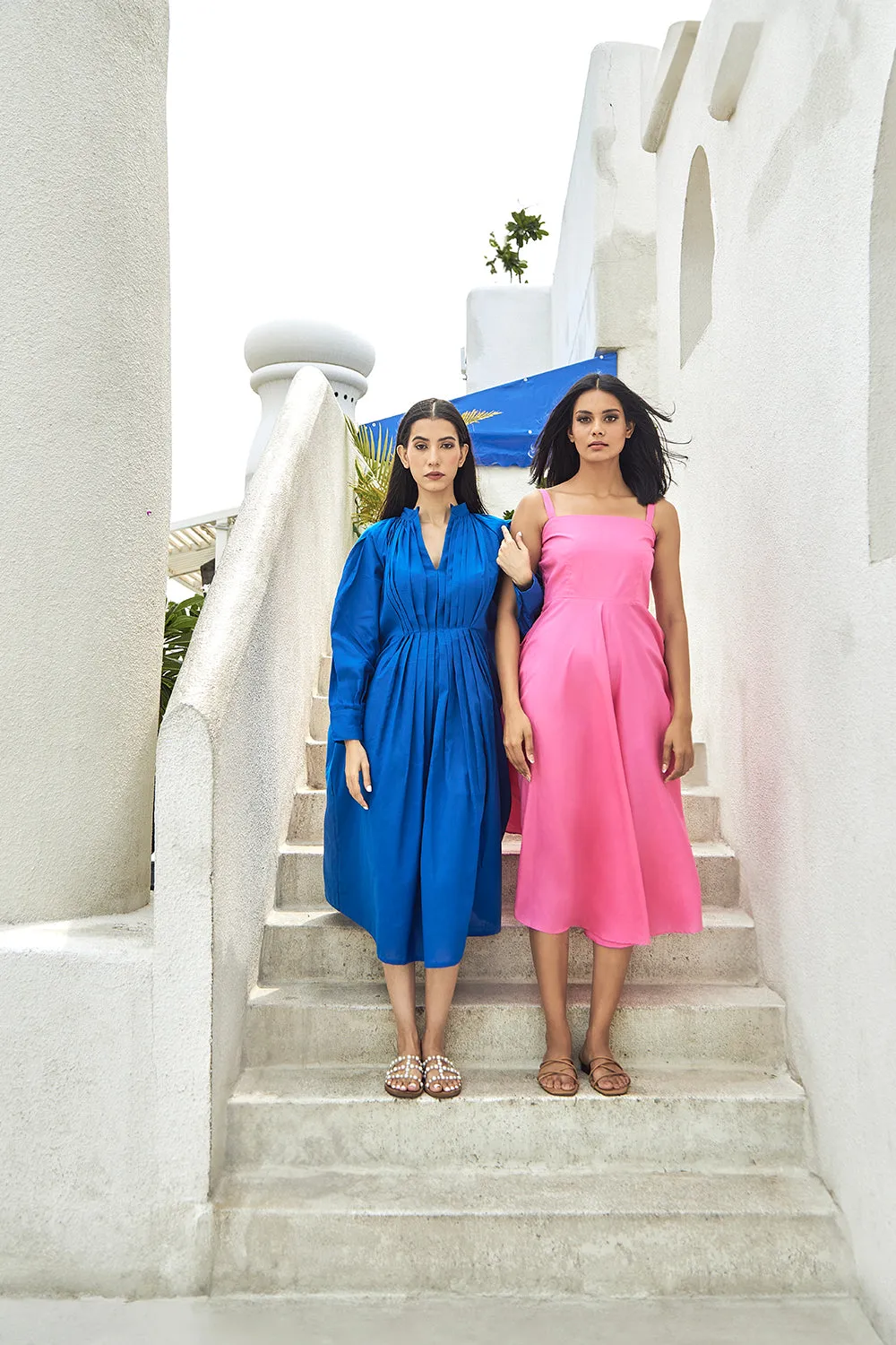 Cotton Midi Dress