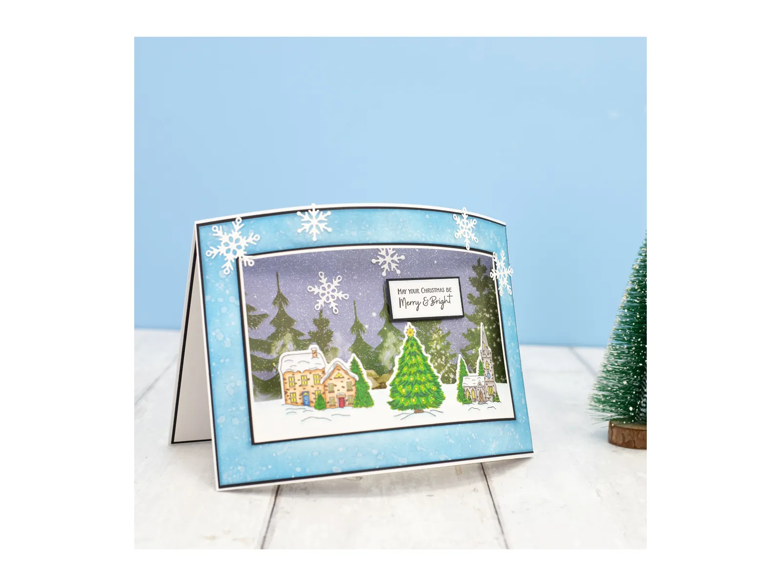 Crafters Companion Stamp and Die - Home for Christmas