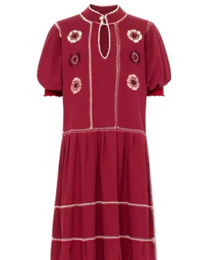 Dom Oaxaca Dress In Wine | Wine