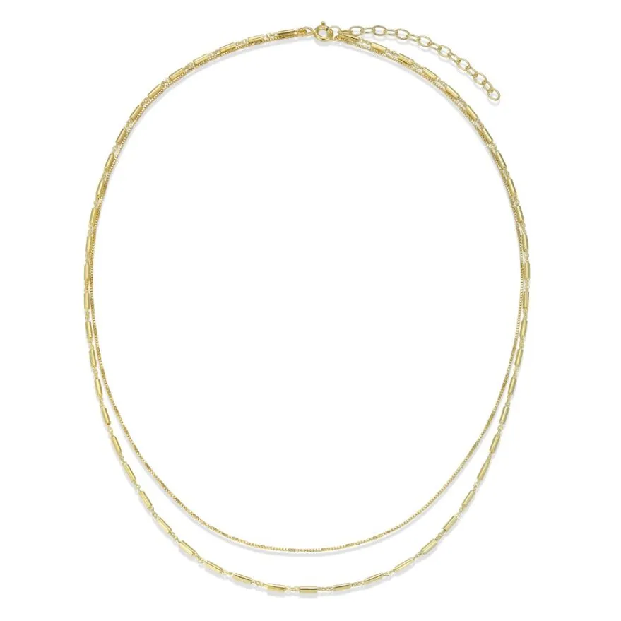 Double Layer Chain Necklace