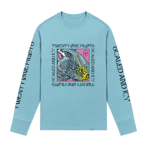 Dragon Box Blue Long Sleeve T-Shirt