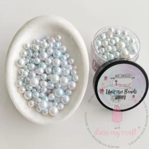 Dress My Craft Unicorn Beads 20gms - Snowy