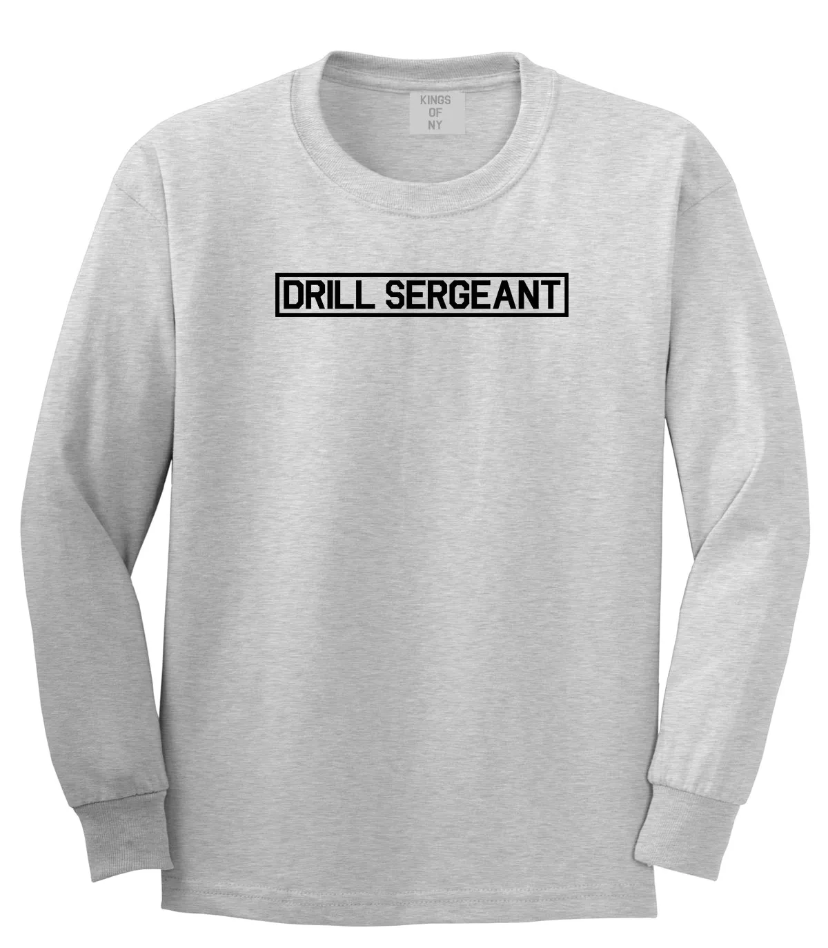 Drill Sergeant Sgt Mens Long Sleeve T-Shirt