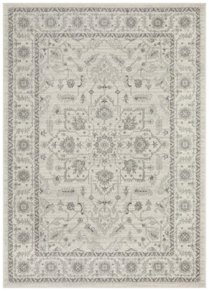 Evoke Winter White Transitional Rug 290 x 200 CM