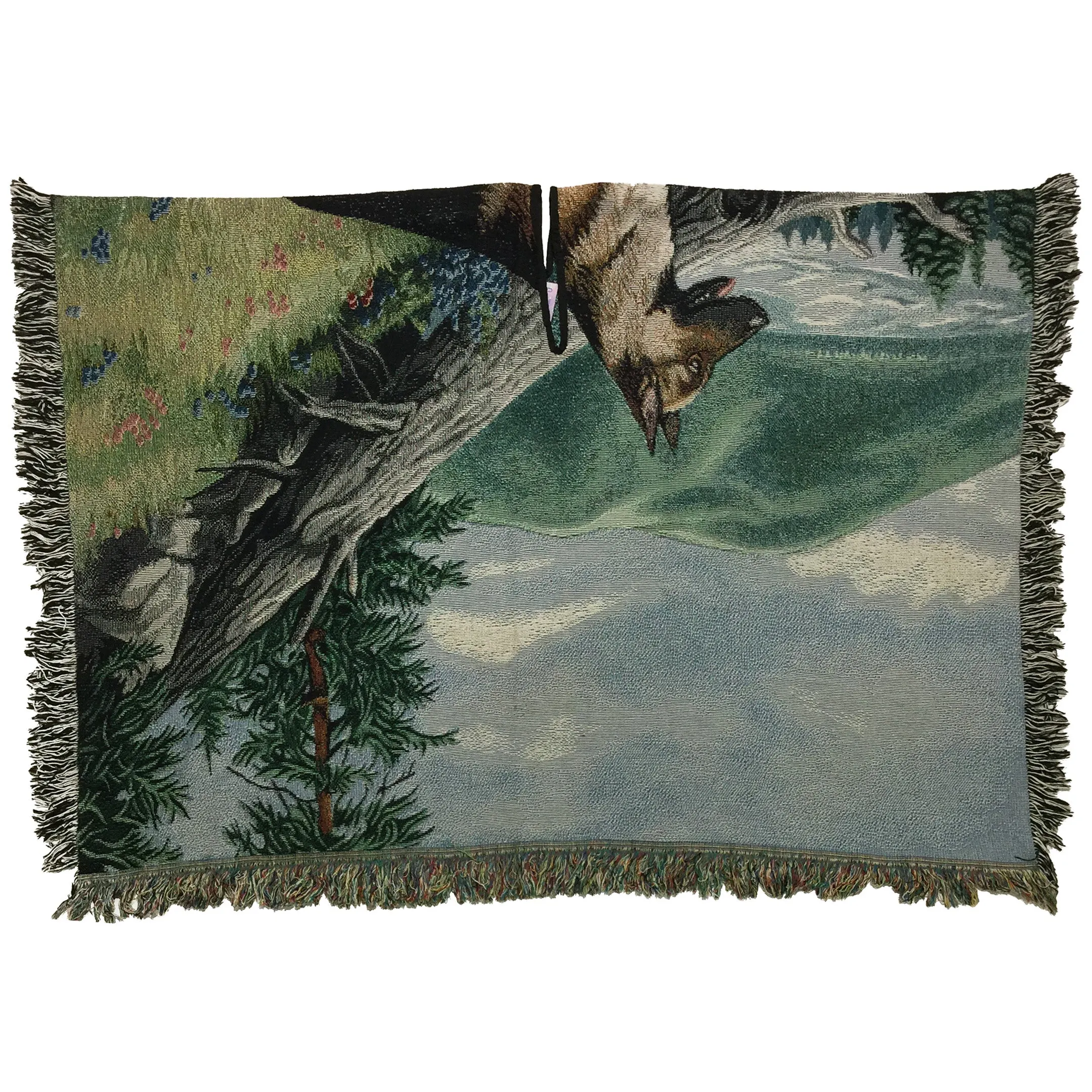 German Shepard Print Poncho