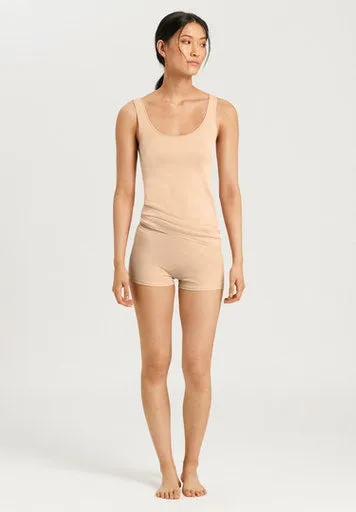 Hanro Cotton Seamless Nude Sleeveless Vest
