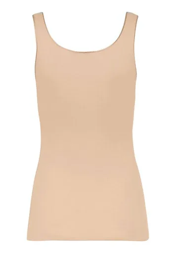 Hanro Cotton Seamless Nude Sleeveless Vest