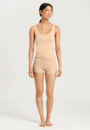 Hanro Cotton Seamless Nude Sleeveless Vest