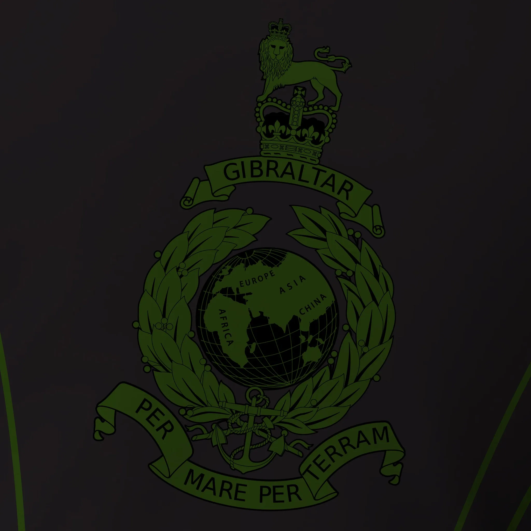 Honour Our Armed Forces (Royal Marines) - Embroidered Hoodie