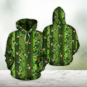 Irish Man Pattern Hoodie Shirt Unisex For Men Women, St Patrick's Day Shirt