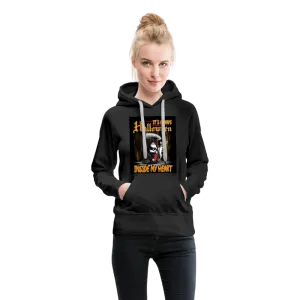 It's Always Halloween Inside My Heart Women’s Premium Hoodie