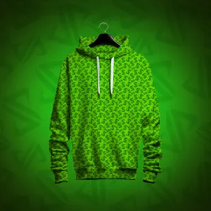 Jason Paige Green Pattern Hoodie