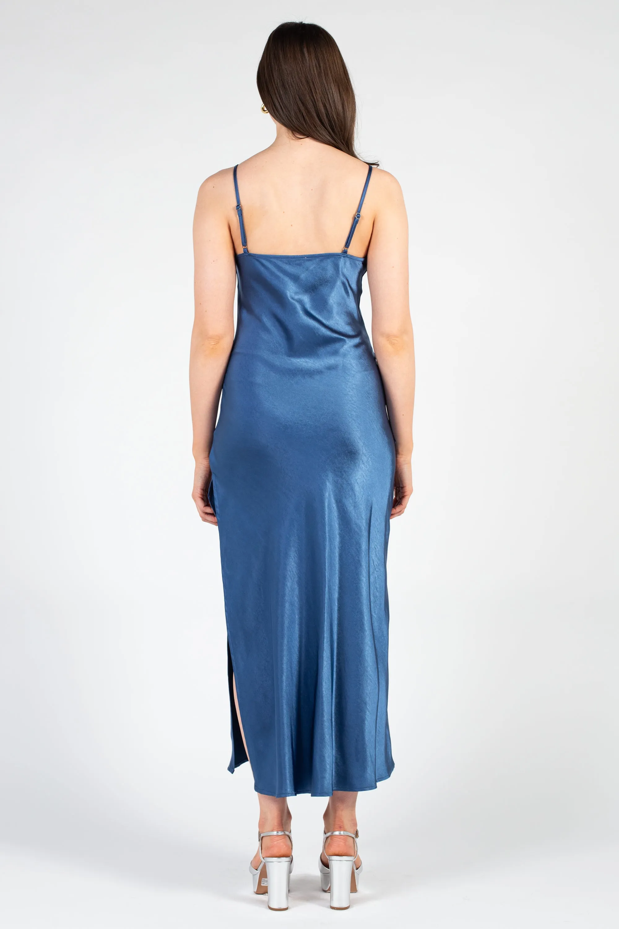 Jillian Side Slit Midi Dress