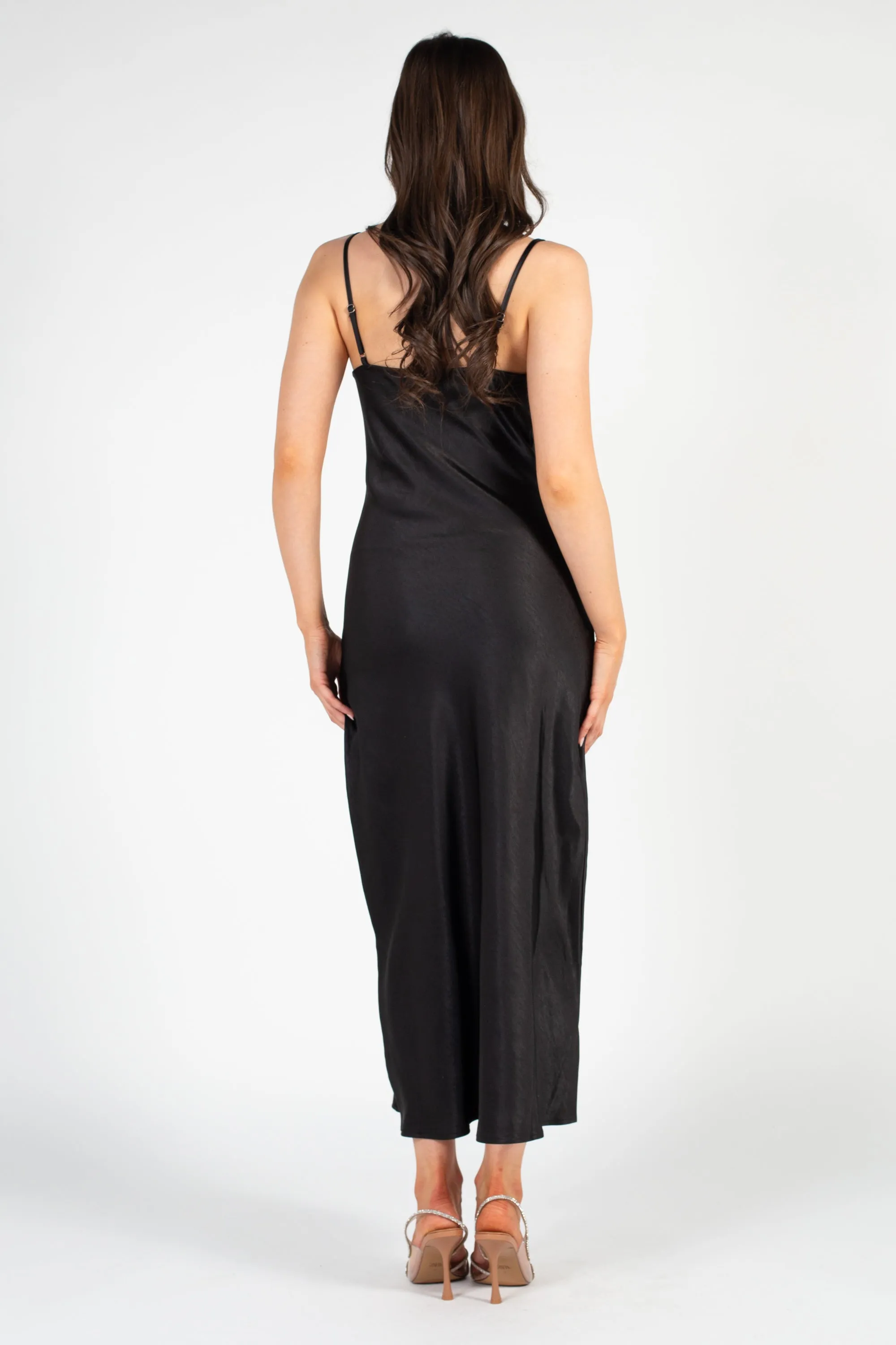 Jillian Side Slit Midi Dress