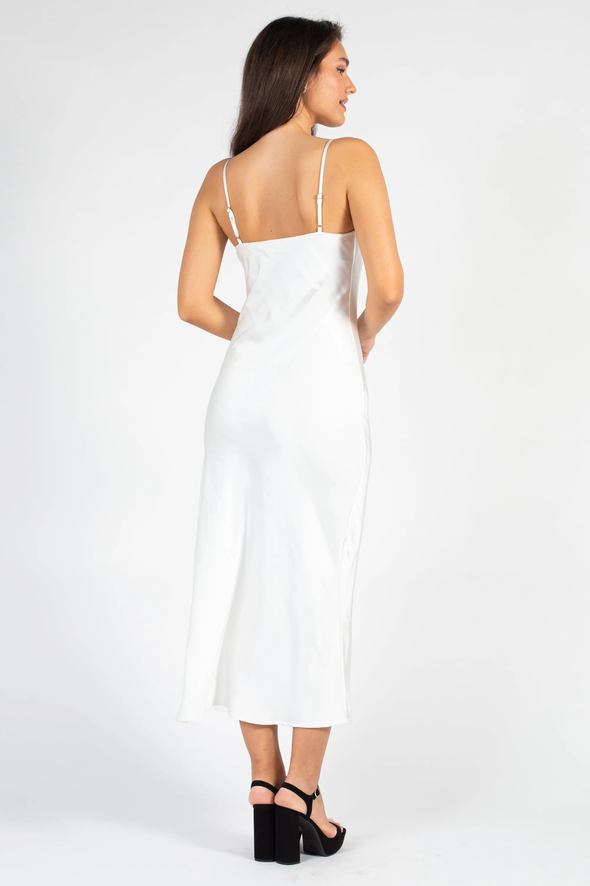 Jillian Side Slit Midi Dress