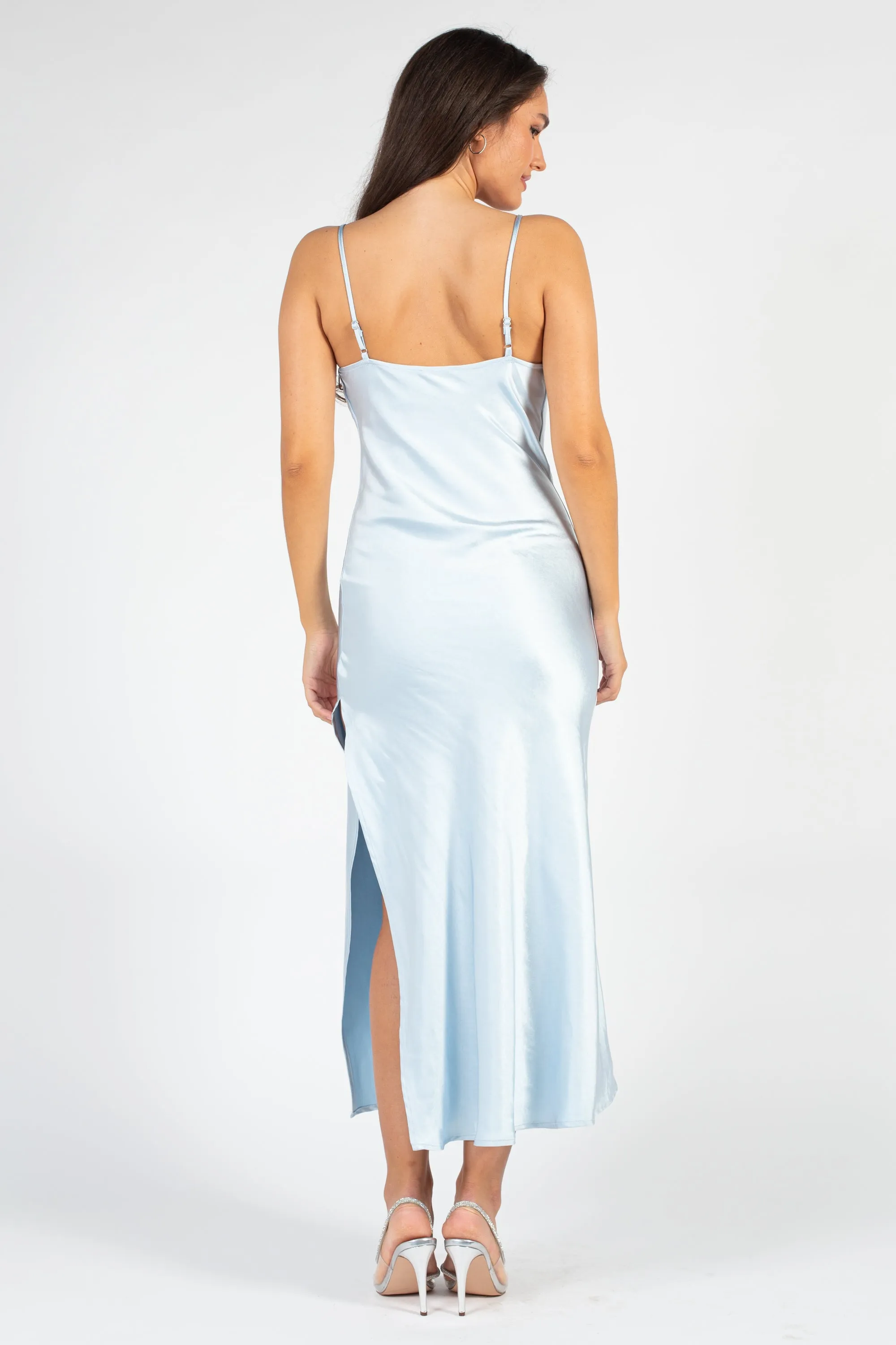 Jillian Side Slit Midi Dress