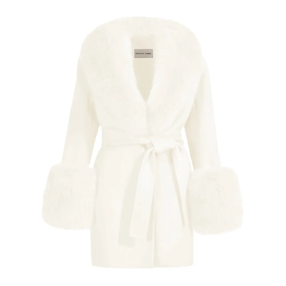 Jojo Midi Cashmere Fur Coat