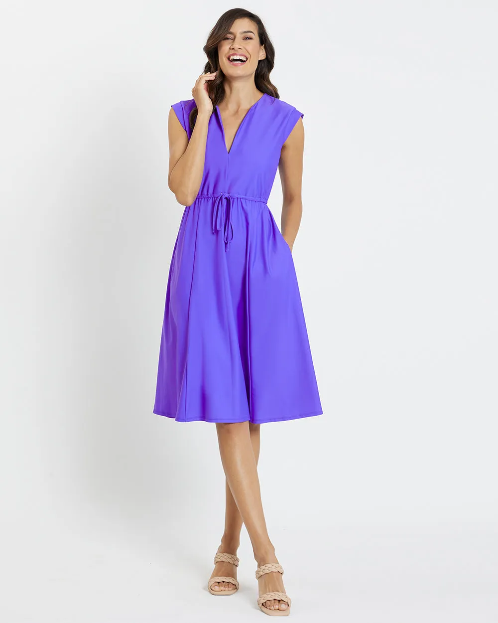 Jude Connally Tess Midi Dress - Iris