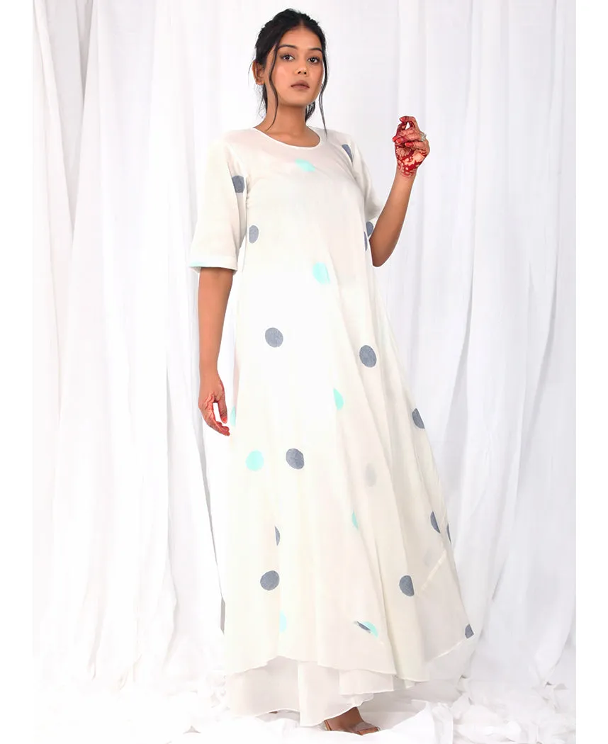 Layer Polka Dress Set