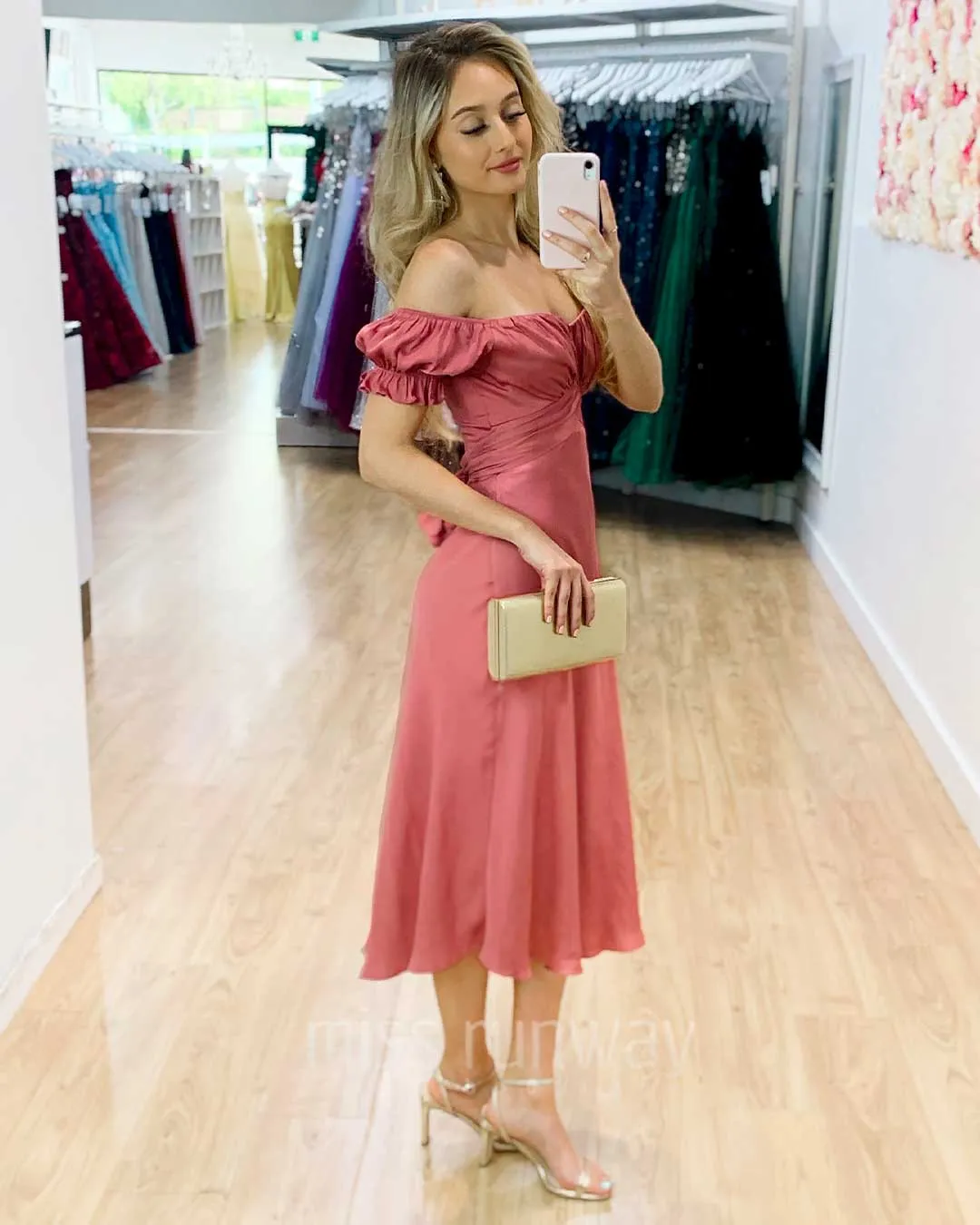 Masie Midi Dress - Rose