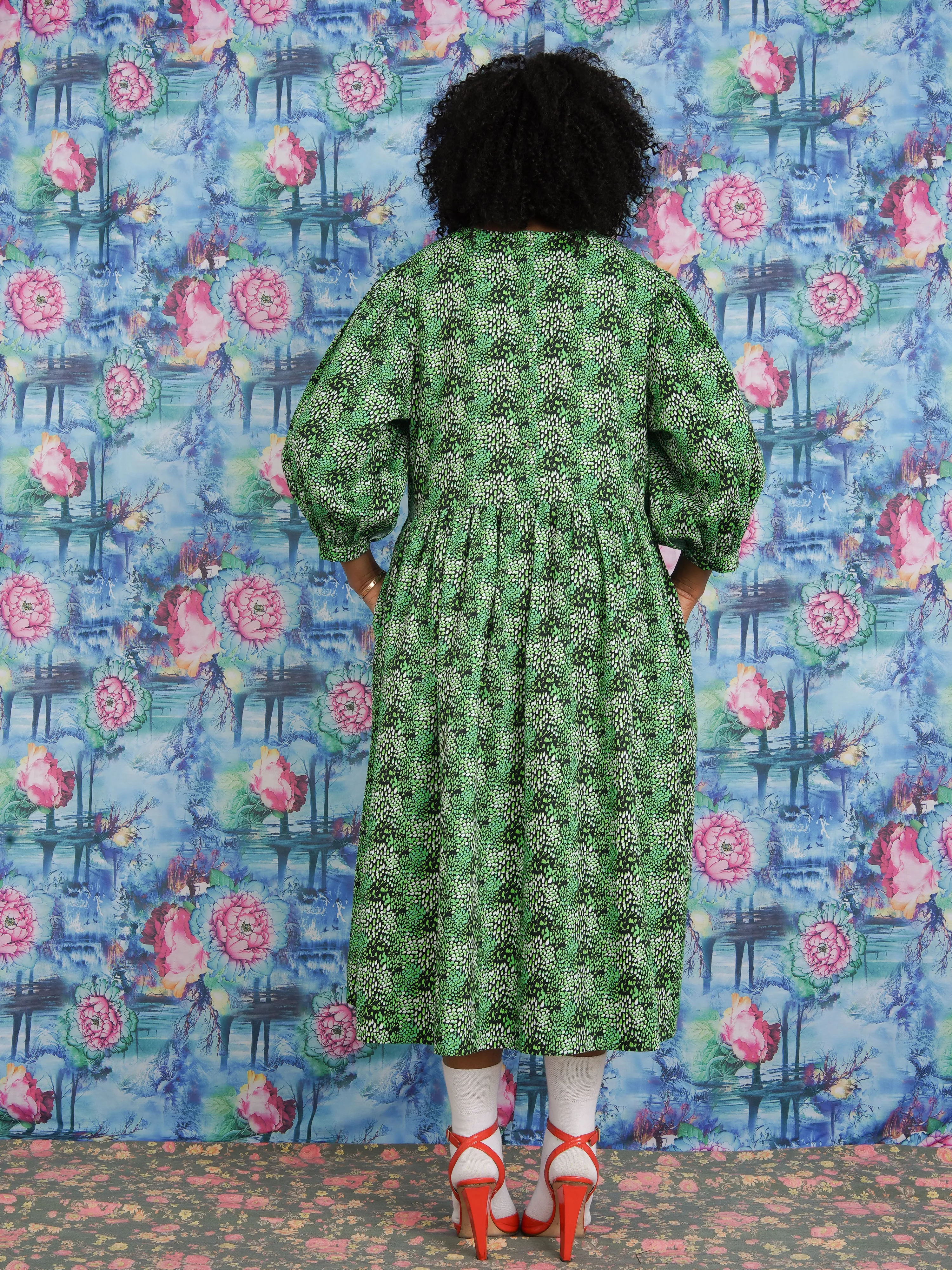 Megan Green Oversized Dress