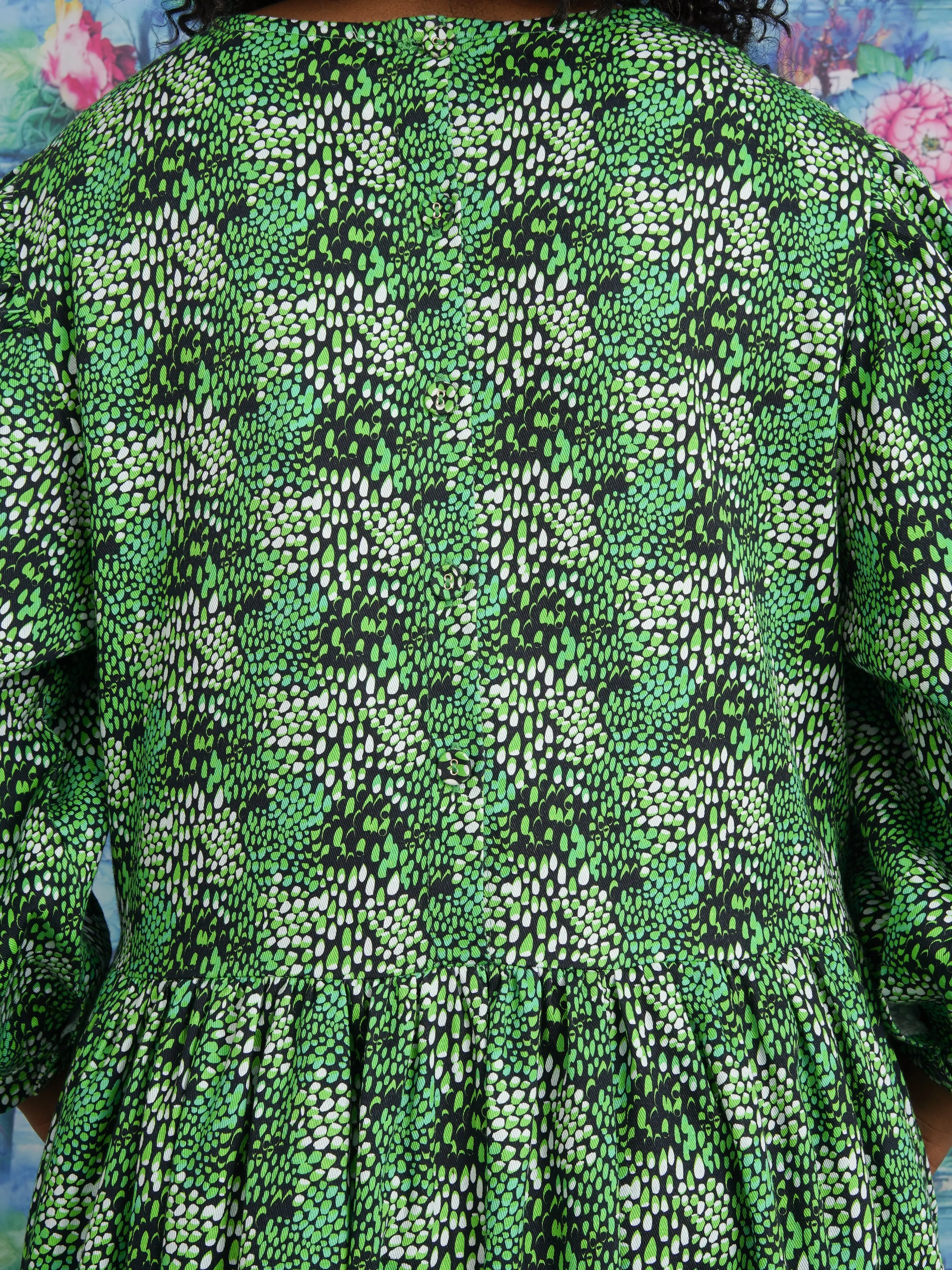 Megan Green Oversized Dress