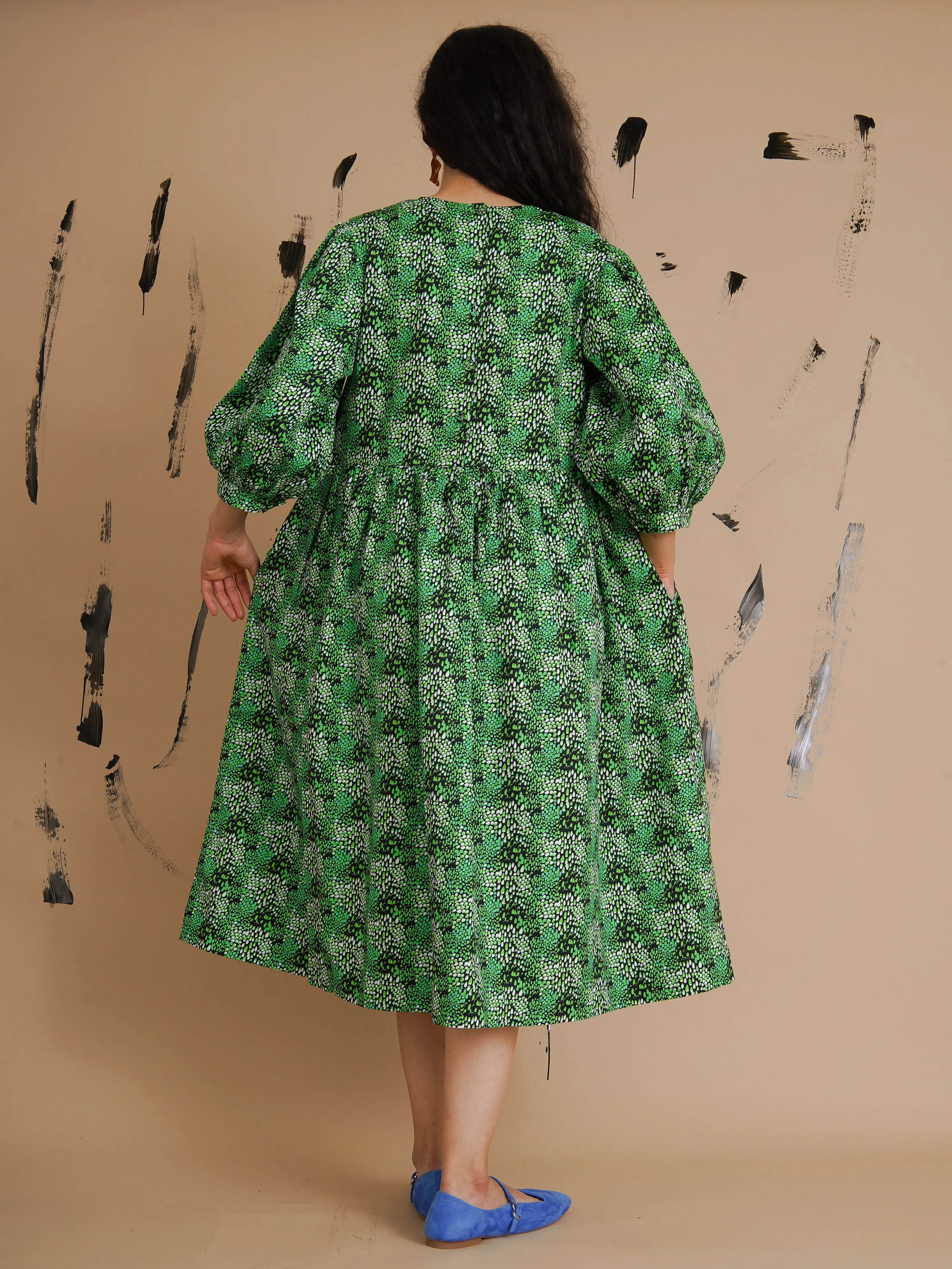 Megan Green Oversized Dress