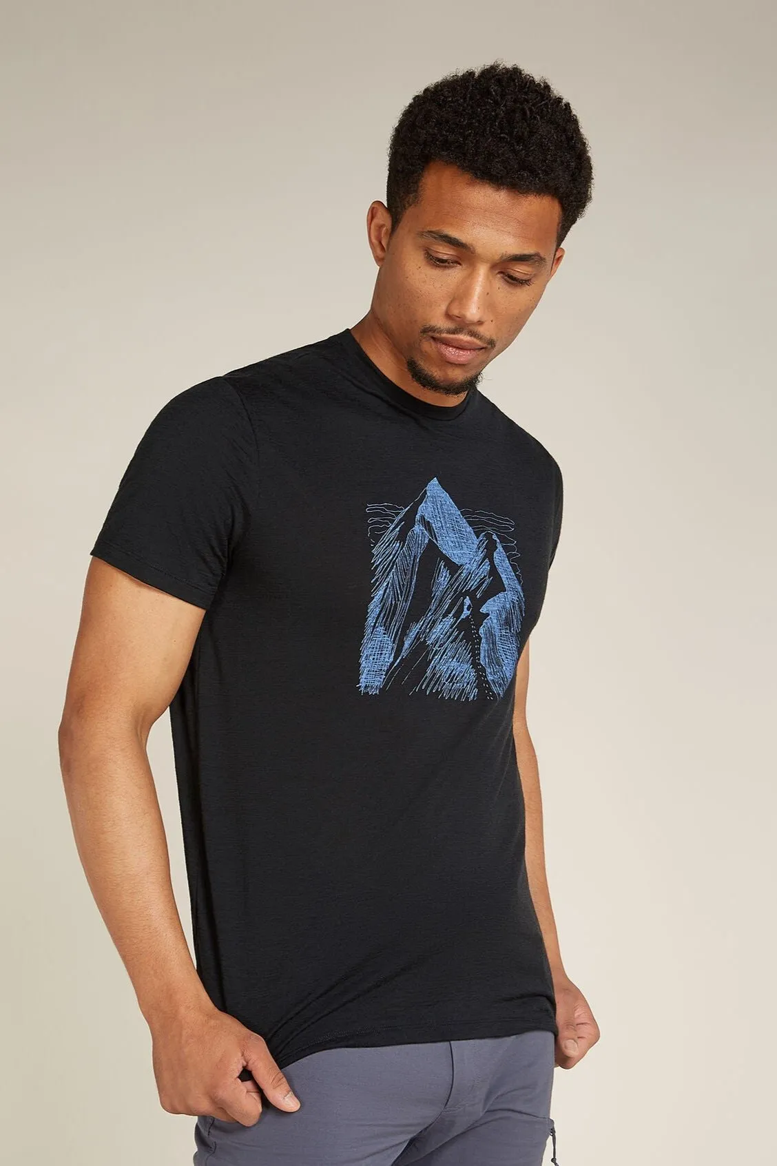 Mens Merino 150 Tech Lite SS T-Shirt Granite Adventures